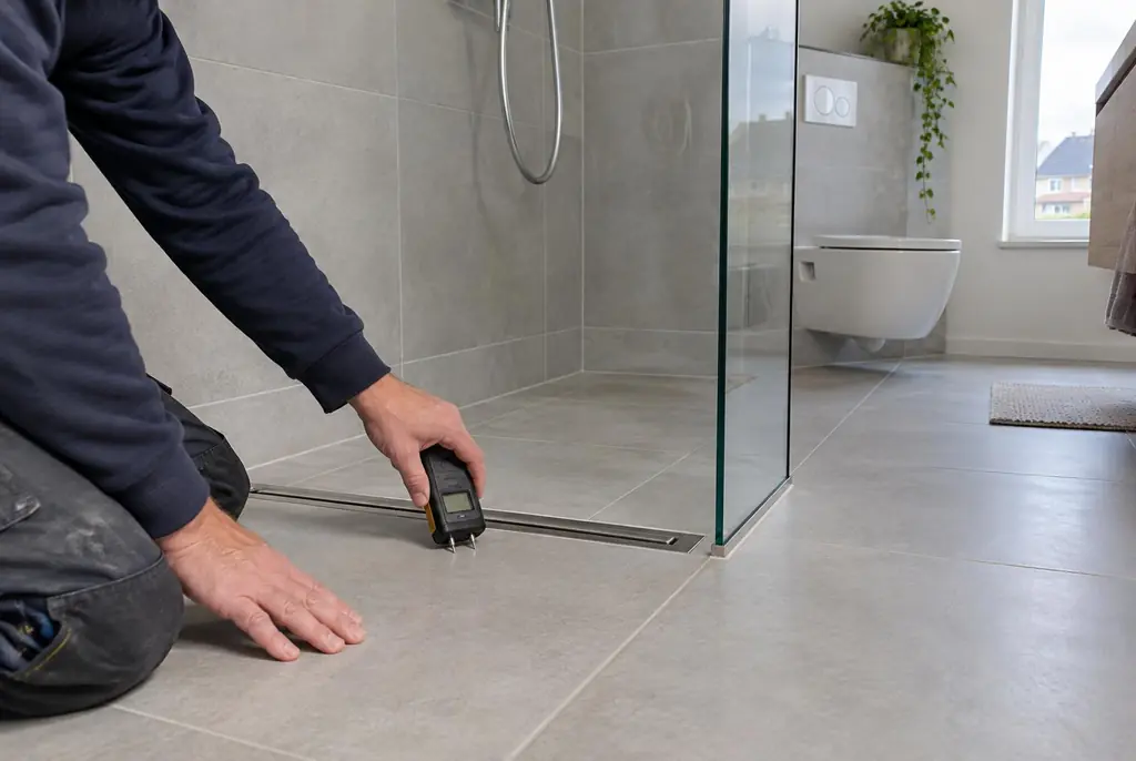 Lekdetectie Bussum – badkamer in een nieuwbouwwoning